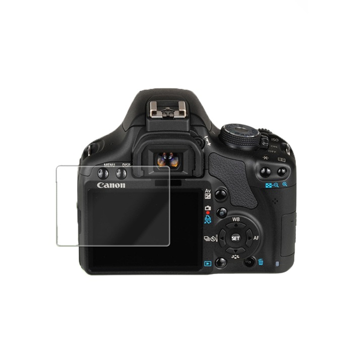 Folie de Protectie Ecran DSLR Pentru Canon 500D, Hydrogel Regenerabil, Flexibil, Ultra Durabil, Optim Protection Technology