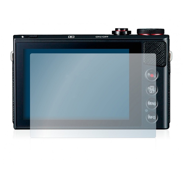 Folie de Protectie Ecran Pentru Canon Powershot G9, Hydrogel Regenerabil, Flexibil, Ultra Durabil, Optim Protection Technology