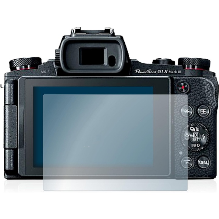 Folie de Protectie Ecran Pentru Canon Powershot G1X Mark III, Hydrogel Regenerabil, Flexibil, Ultra Durabil, Optim Protection Technology
