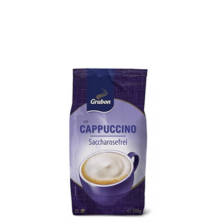 Cappuccino cu continut redus de zahar 500 gr