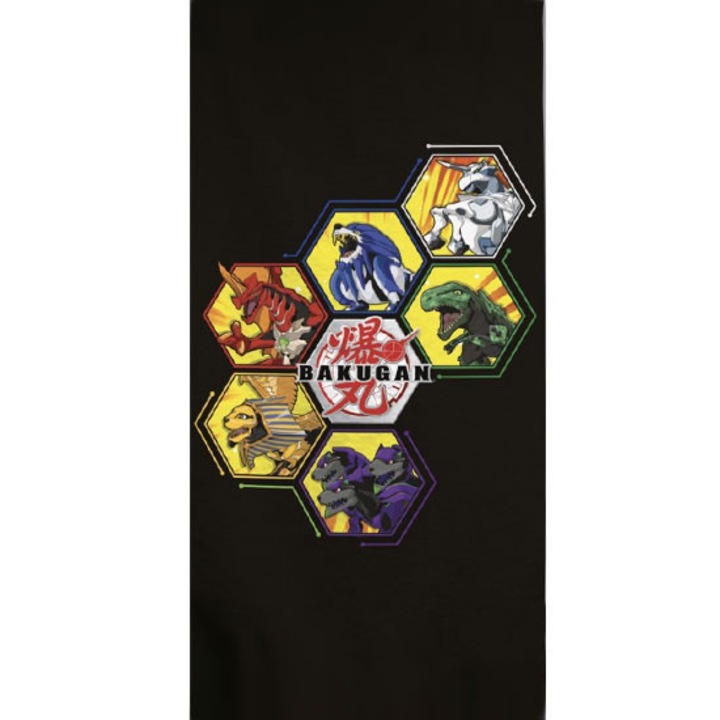 Хавлиена кърпа Bakugan черна