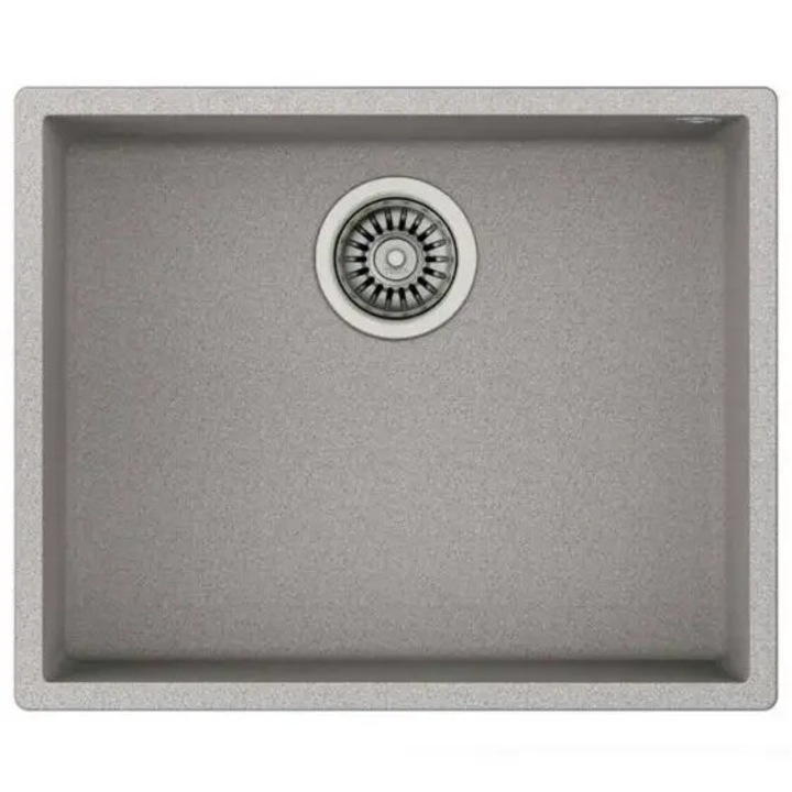 Chiuveta din Tegranite+ Teka SQUARE 50.40 TG ST, 540 x 440 mm, Undermount, STONE GREY