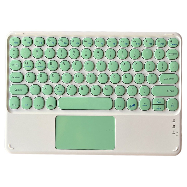 10-инчова Bluetooth сензорна клавиатура, светлозелена