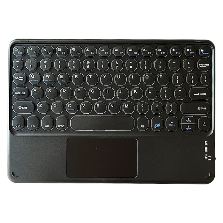 10 инча Bluetooth сензорна клавиатура черна