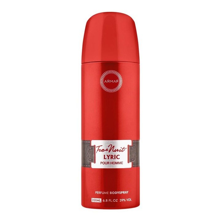 Deodorant spray Armaf Tres Nuit Lyric, Barbati, 200 ml