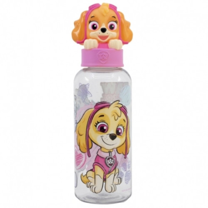 Детска бутилка за вода Paw Patrol Фигурка Sketch Essence, Пластмаса, 560 мл Прозрачен