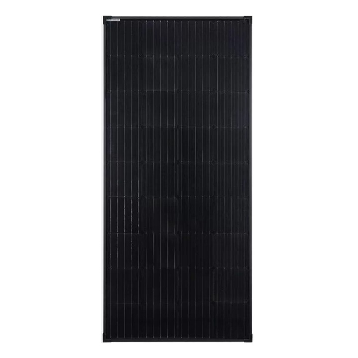 Panou Monocristalin Solar de 170W, Dimensiune 1230 x 670 x 30 mm, Carcasa din aluminiu, Negru