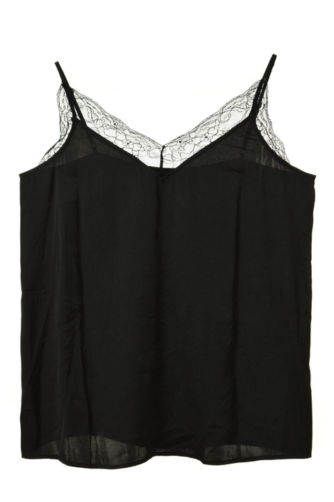 Top din dantela pentru femei, s. Oliver, Poliester, Negru, 36 EU