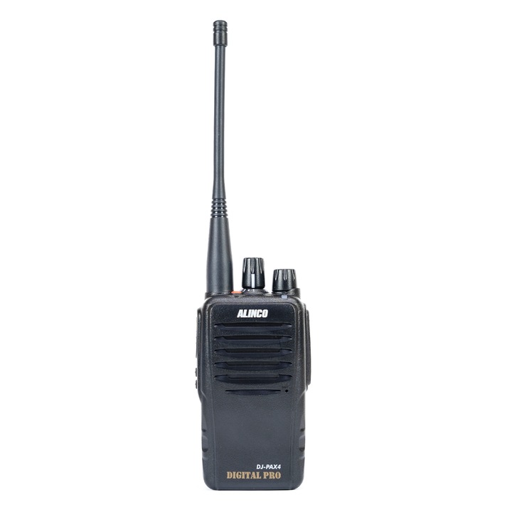 Преносима радиостанция PNI Alinco DJ-PAX4, PMR446, Dual Mode аналогов и цифров, VOX, TOT, IP67, 1800mAh батерия