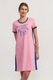 Soft & Seven BY SOFIAMAN, Camasa de noapte cu imprimeu grafic Karla, Roz deschis, Albastru, S