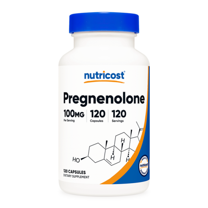 Supliment alimentar, Nutricost, Functia creierului, Pregnenolon, 100 mg x 120 capsule