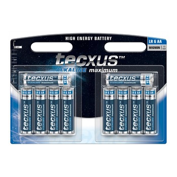 Blister 10 baterii alkaline Tecxus R6 (AA), 1.5 V Blister 10 baterii alkaline Tecxus R6 (AA), 1.5 V