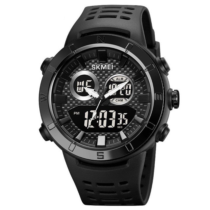 Ceas barbatesc de mana Skmei Sport Casual Digital Quartz Multifunctional Negru