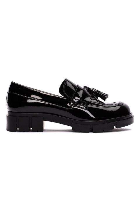 Clarks, Кожени мокасини Teala с масивен ток, Черен