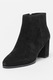 Clarks, Botine cu toc masiv Freva, Negru stins, 7