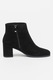 Clarks, Botine cu toc masiv Freva, Negru stins, 7