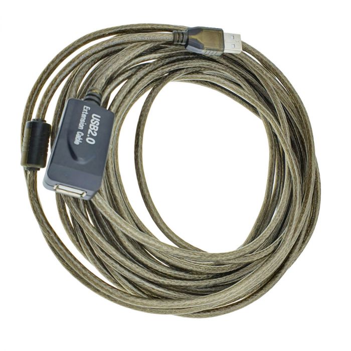 Cablu prelungitor, USB 2.0, 10m, Negru (KPO3888-10)