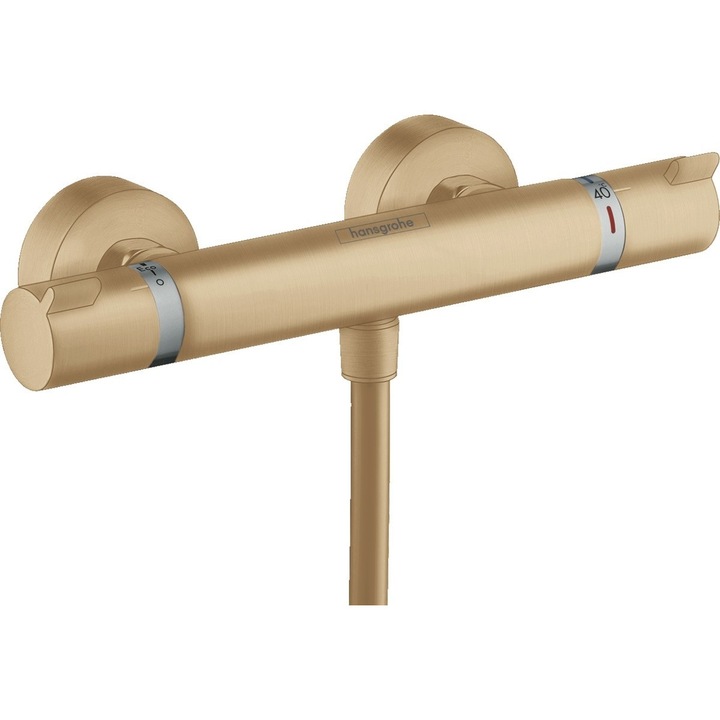 Baterie dus termostatata, bronz satinat Hansgrohe Ecostat Comfort