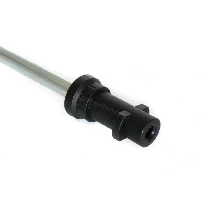 Lance cu duza unghiulara pentru aparate de spalat cu presiune, Compatibil cu Karcher K2-K7, M18x1/4"F, Negru/Argintiu