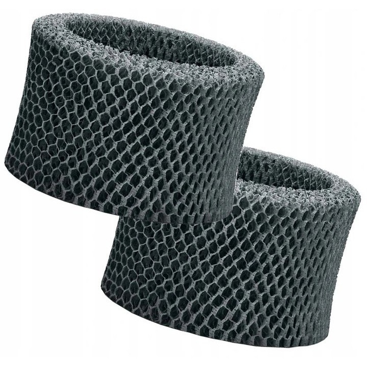 Set 2x Filtre umidificator Bisanti pentru Philips seria 2000, compatibilitate extinsa, dimensiuni PET carbune