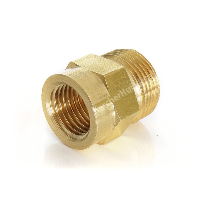 Adaptor aparat de spalat cu presiune, Espero, Pentru Karcher HD/HDS, M22 - 3/8" int, Auriu