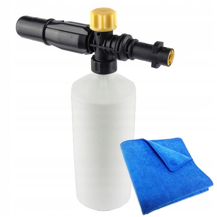 Set lance spumare cu laveta, Espero, 1 l, Compatibil cu KARCHER K2-K7, Multicolor