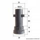 Lance cu duza unghiulara pentru aparate de spalat cu presiune, Compatibil cu Karcher K2-K7, M18x1/4"F, Negru/Argintiu