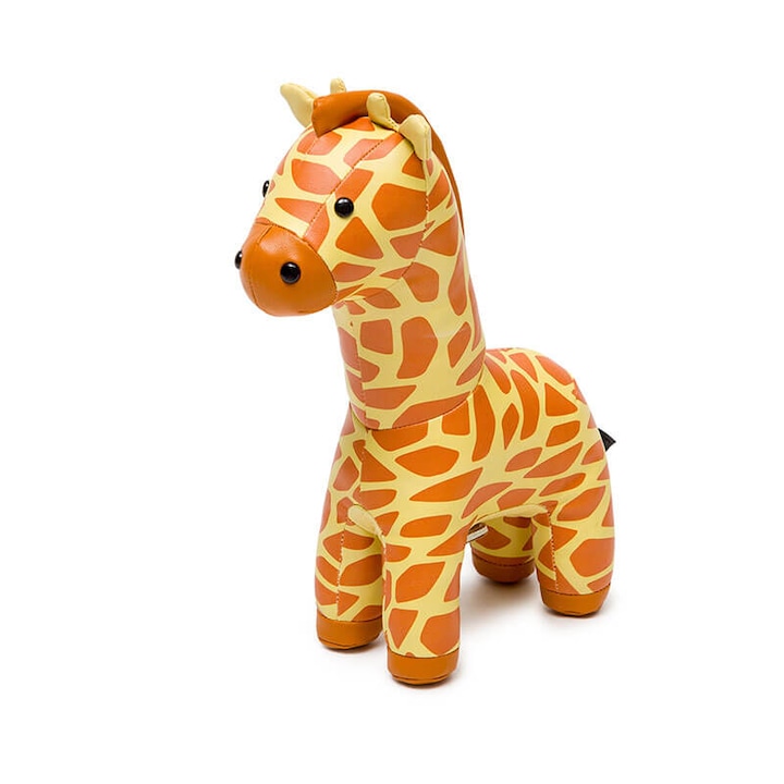 Jucarie Girafa Gina, Baby To Love, 0 luni+, Portocaliu/Galben