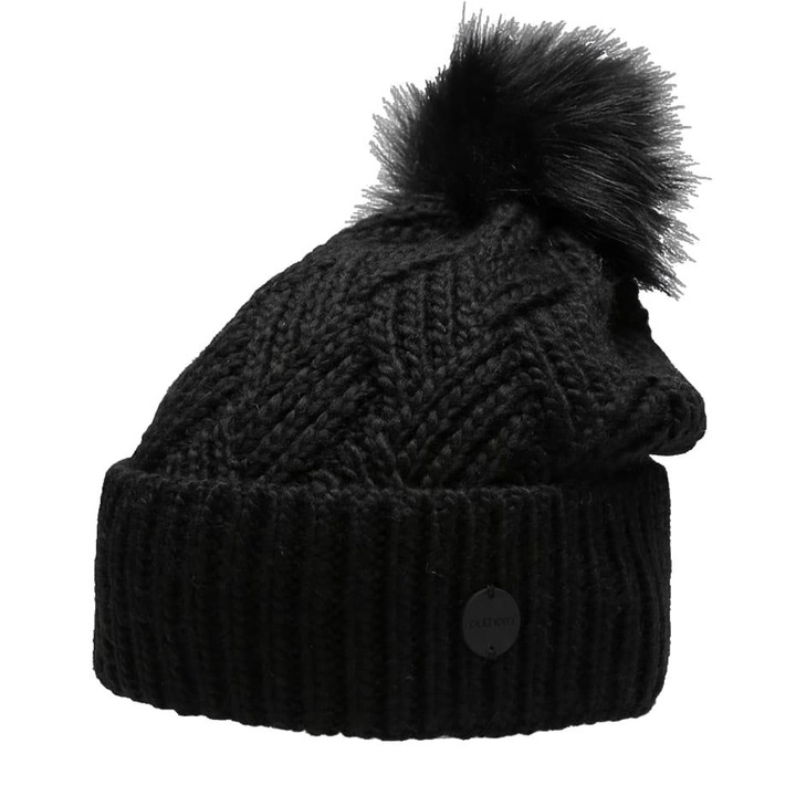 Caciula dama de iarna, Outhorn, Acril, Negru, S\M