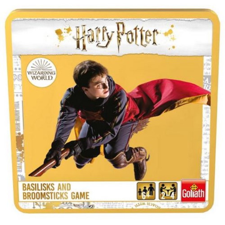 Harry Potter Basiliks & Broomst játék, 2-4 játékos, 10cm x 10cm
