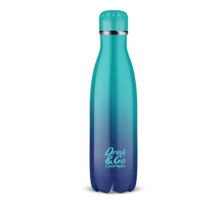 Termosz palack, CoolPack, Rozsdamentes acél, Kék, 280g, 0,5 L