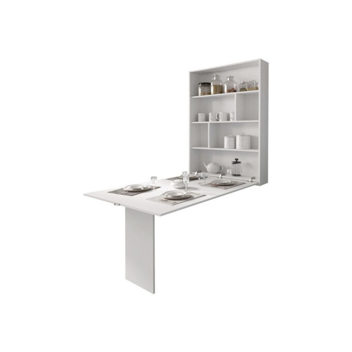 Összecsukható asztal Hartford 428 (Fehér), 130x85x73cm