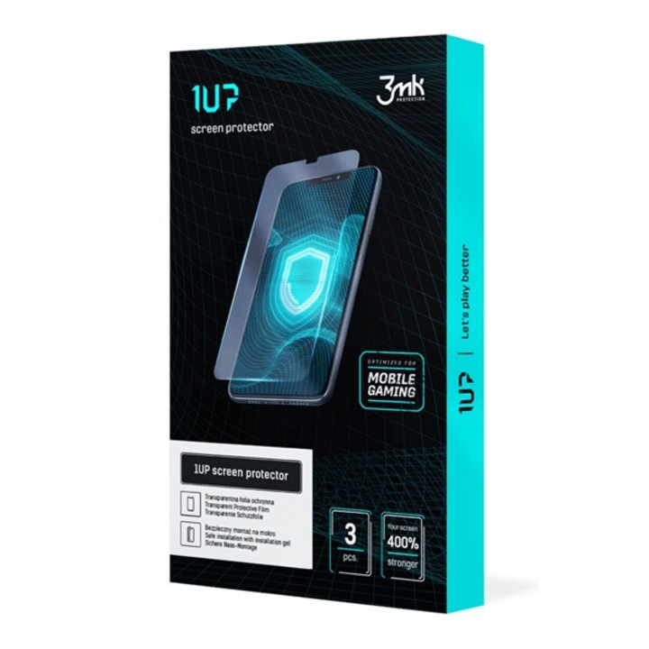 3mk 1up képernyővédő fólia 3db, full screen, ultravékony, 0.23mm, átlátszó, kompatibilis: Xiaomi Redmi Note 12 Pro Plus / Redmi Note 12 Pro 5G