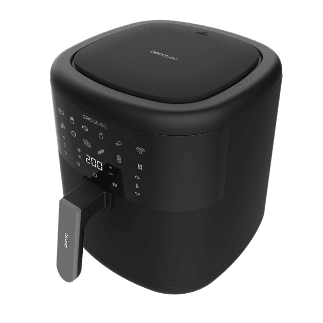 6L Cecotec Cecofry Experience 6000 oil free air fryer 1700 W PerfectCook  technology temperature adjustable 80 to 200 °C touch Control Panel 9 modes