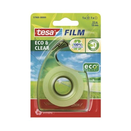 Banda adeziva 19mmx33m, Tesa, EcoLogo, disp - eMAG.ro