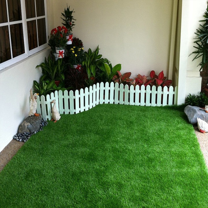 Covor iarba artificiala tip gazon, verde, 1m x 5m