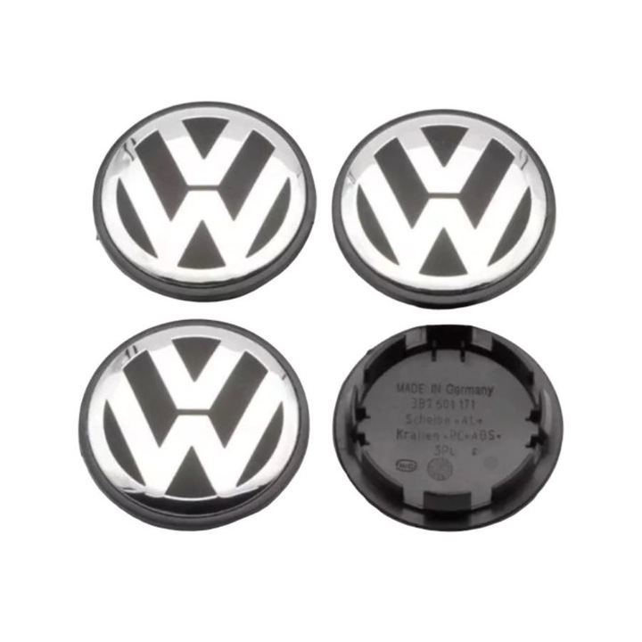 Set Capace roti jante Volkswagen 65 mm 4 Buc 3B7601171