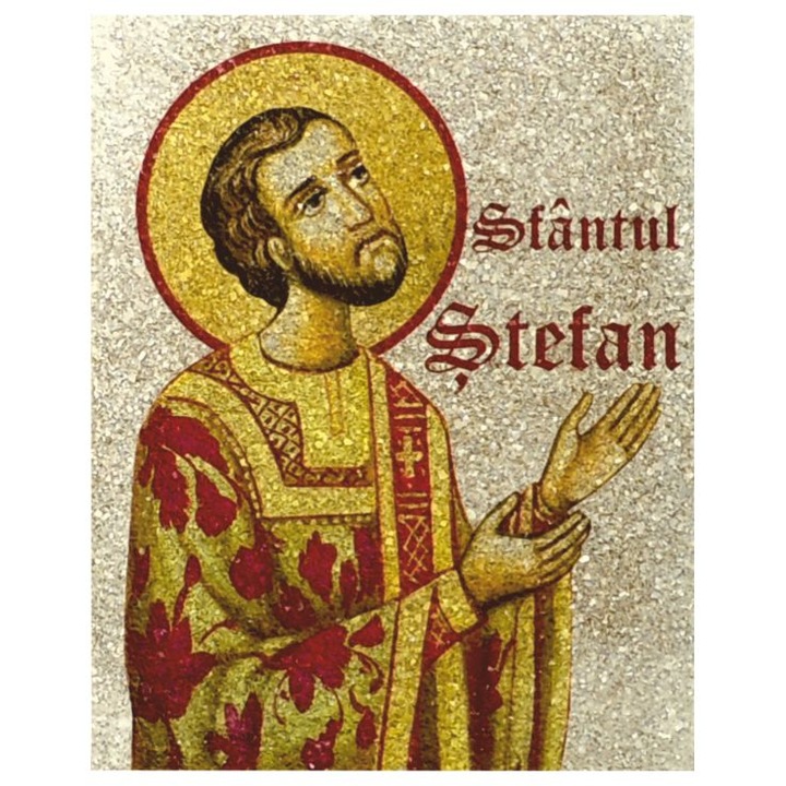 Icoana pe Coaja de Ou, Ecoart Movement, Sfantul Stefan, sfant ocrotitor, vindecator si calauzitor-(52)