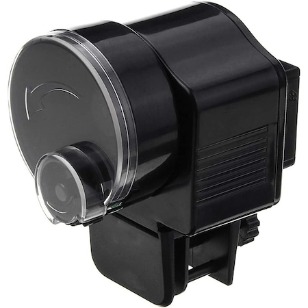 Hranitor automat pentru pesti de acvariu, Zola®, sistem de anti-infundare, plastic, 74x102x112mm, negru