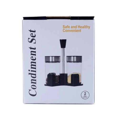 Комплект солници Shik, 2 броя, Стойка, Инокс - eMAG.bg