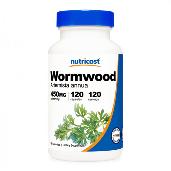 Хранителна добавка Nutricost Wormwood 450 mg Artemisia Annua, 120 капсули