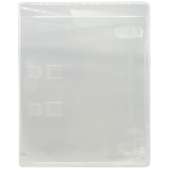 2 db USB-meghajtóhoz való tok, műanyag, átlátszó, 14 mm