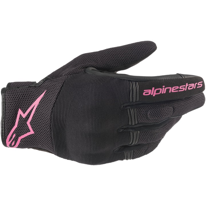Alpinestars Stella Copper női motoros kesztyű, fekete/rózsaszín szín, XS méret