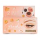 Kit Sprancene 2 in 1 Kiss Beauty Peach, 2 Eyelinere Crema-gel, 2 Pudre Sprancene + Pensule Aplicare