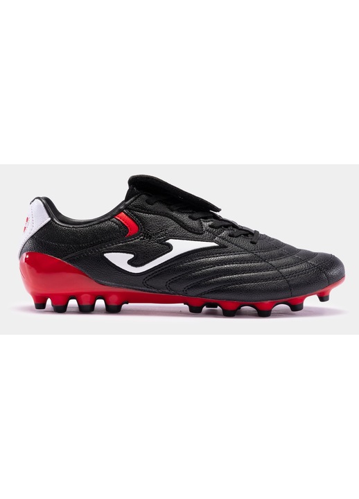 Joma Aguila Cup 2301 futballcipő, műfű, fekete/piros, Fekete