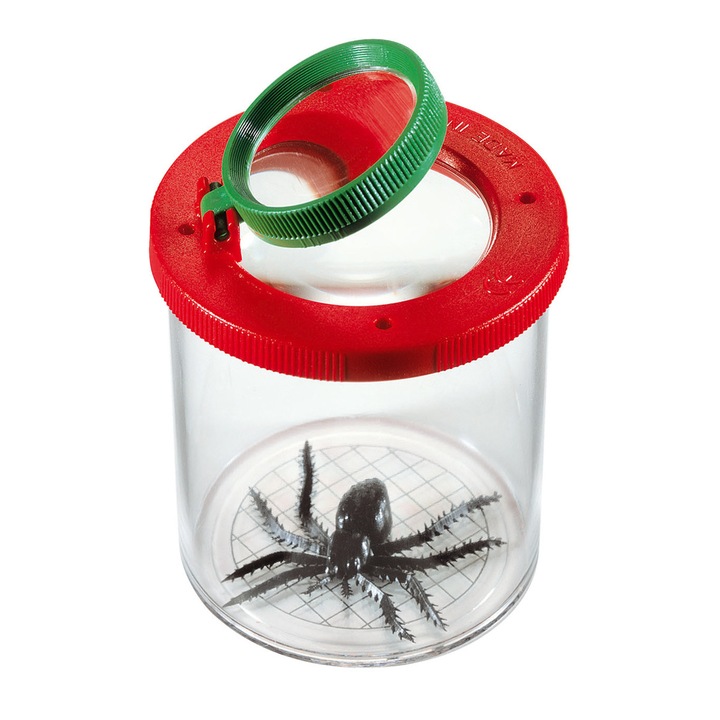 Borcan Magic cu lupa dubla pentru vizualizarea insectelor, NAVIR, 3 ani +
