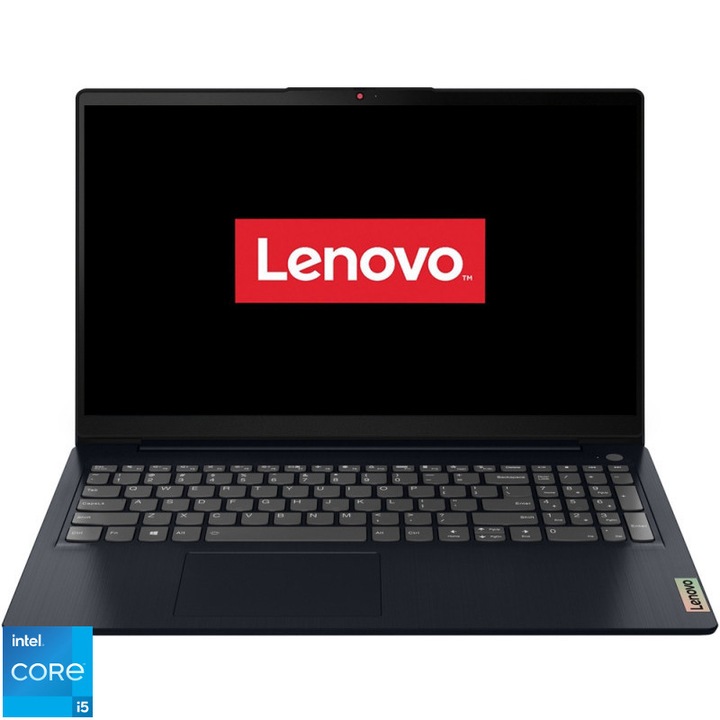Laptop Lenovo 15.6'' IdeaPad 3 15ITL6, FHD, Procesor Intel® Core™ i5-1135G7,8MB Cache, up to 4.20 GHz, 12GB DDR4, 1 TB SSD, Intel Iris Xe, No OS, Abyss Blue
