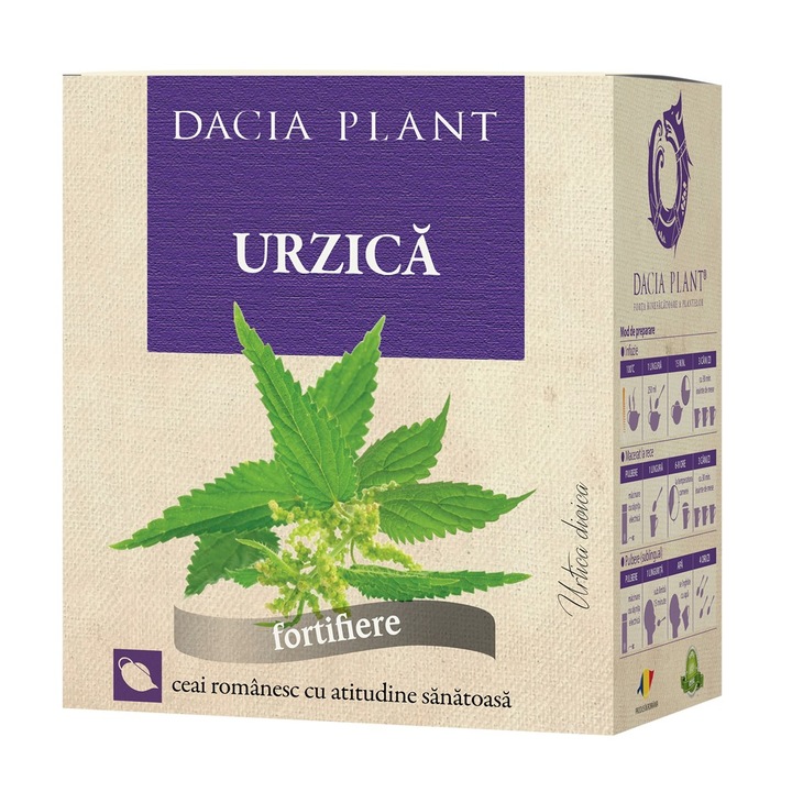 Set 3 x Ceai de Urzica, 50 g, Dacia Plant