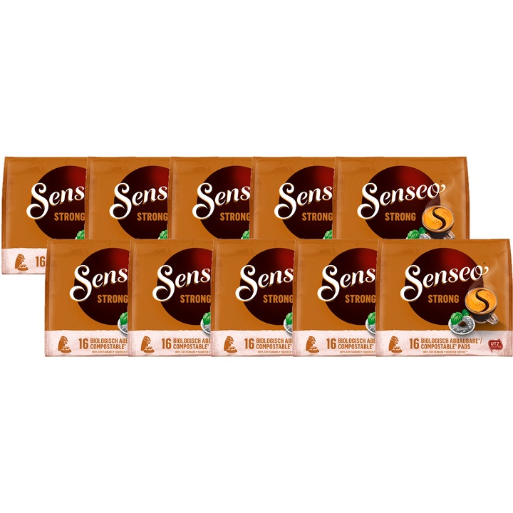 Douwe Egberts Senseo Strong kávépárna, 10x16db