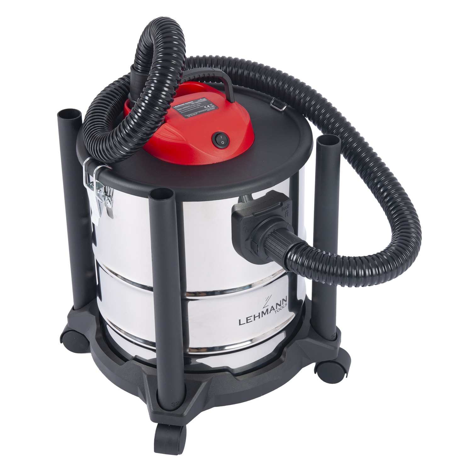 Aspirator multifunctional fara sac, Lehmann Haddo, 2000W, 20l, furtun 1,7m, HEPA, 4,7 kg